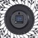 Wall clock, series: openwork, "Mayen", smooth move, D-60 cm, d-22 cm, 1 aa