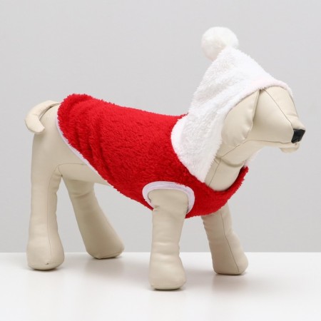 Sweatshirt with a hood "Dwarf", size S, red (DS 21, Osh 28, Osh 32 cm)-1