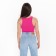 T -shirt female, pink color, size m (44)