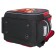 School backpack 37 x 28 x 13 cm, ergonomic back, Across 557, black/red CS23-557-10