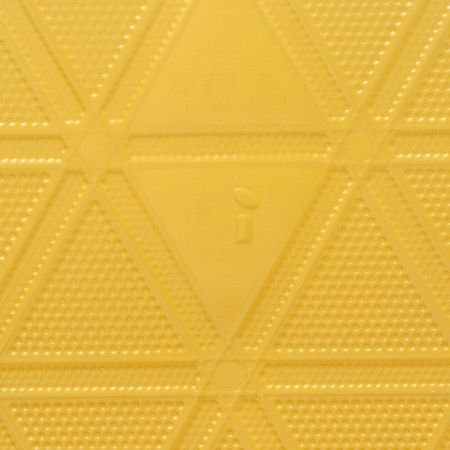 Disposable dessert plate, d = 16.5 cm, yellow color-3