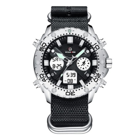 Electronic watch watches, D-4.6 cm, with an alarm clock, calendar, backlight, 1 atm
