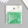 Beads for creativity Plastic "Rhombus Crystal Hologography" Set 20 grams 0.4x0.4 cm