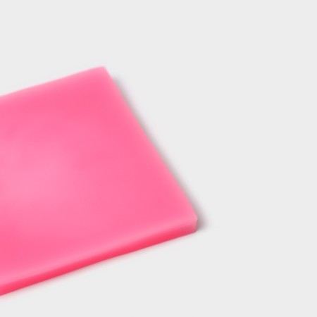 Mold Dolyana "Leaf. Tropics", silicone, 6.5 × 6.5 cm, pink color-3