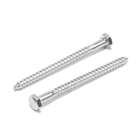 Bolt "Capercaillie", plumbing, Din571, M6x80 mm, 1500 pcs-2