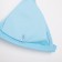 Female bathing top with triangular minaku cups, Blue size 44
