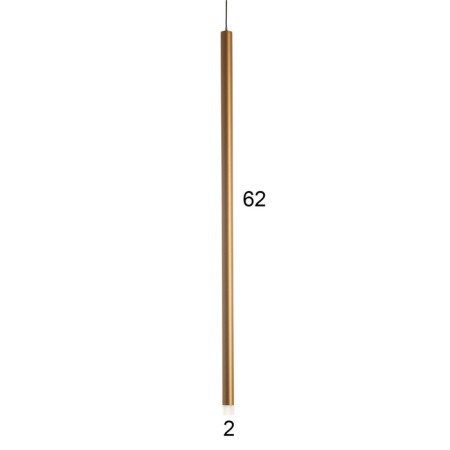 Lukas Soft Lumber LED 5W 4000K matte gold 2x2x60-160cm-5