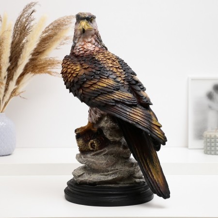 Figure "Golden Eagle on Stones" 44x30cm-3