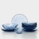 Fancy Diamond glass dishes set, 14 items