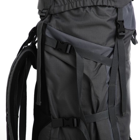 Tourist backpack, TAIF, 90 l, a lace department, 2 outer pockets, color gray color-5