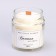 Aromatic candle made of soy wax in a bank, 150 g, salty caramel