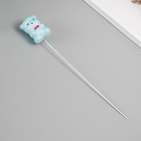 Decor for creativity "Bear length 20 cm, blue-1