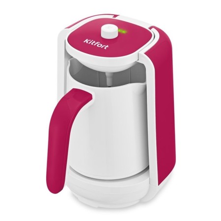 Electric Turk KitFort KT-7135-1, 400-480 W, 250 ml, cord 0.7 m, white-raspberry