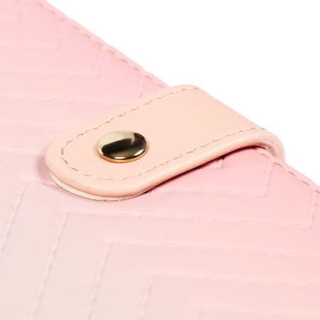 Planing pocket non -flowed 80 sheets, 100x170mm, Devente.elizabeth, a solid cover of leatherette with foam rubber, straps, block 70, pink-5