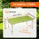 A set of tourist furniture Maclay: table, 4 stools, lighting color