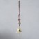 Suspension Metal "Prayer Wheel Nine Bagua palaces" silver 3x2.5x20 cm