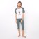 Women's set "Wake Up" (T-shirt/Bridges), the color is gray-green, size 58
