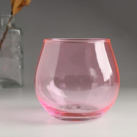 Fliker candlestick 10.5x11.5 cm pink-2