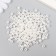 Set of beads "needlework" plastic, diameter 5 mm, 25 g, snow-white