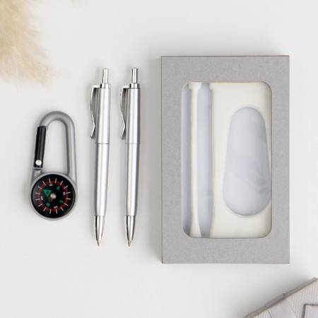 Gift set 3v1 (2 pens, carbine-compass)-3
