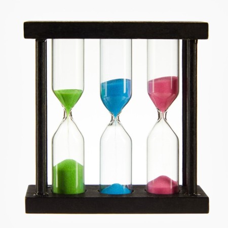 Sanding clock "CALT", for 1, 3, 5 minutes, 3 x 9 cm-8