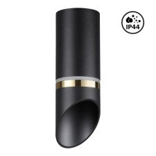 Delta lamp, 1x9W GU10, IP44, black color