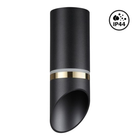 Delta lamp, 1x9W GU10, IP44, black color