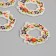 Acrylic decor for the work of "Venochka with apples and mushrooms" 0.2x4x4.1 cm