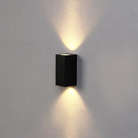 Facade lamp "Glish", FSD-034, 10 W, 3000K, IP65, 220 V, plastic, black-1