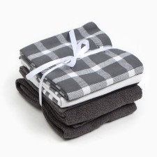 Kit. Ethel Grey: a towel - 4 pcs, a napkin 30x30 cm, 100% HL.
