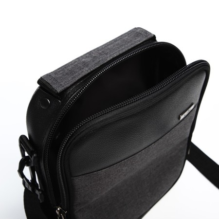 Male bag, black color-4