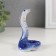 Souvenir Ceramics "Blue Cobra" with gold 5x6.2x7.7 cm