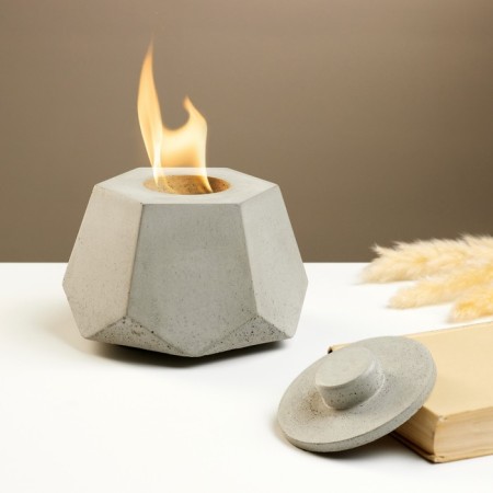 Biocemine desktop "hexagon" 17 x 11 cm, fuel and matches in the kit