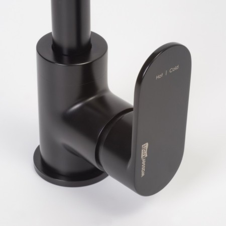 Kitchen mixer Wasserkraft Elbe A7407, single -leaf, brass, black-5