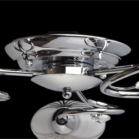 Cellars' chandelier "Fiesta", 3x60W E14, chrome 60x60x13 cm-2