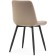 Stol on a metal frame Baoine used metal/velor, black/beige 50x55x83 cm