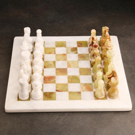 Chess "Elite", board 30x30 cm, onyx-1