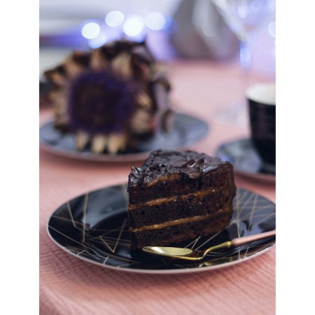 Board ceramic pies of the Cassiopeia, d = 19 cm, black color-6