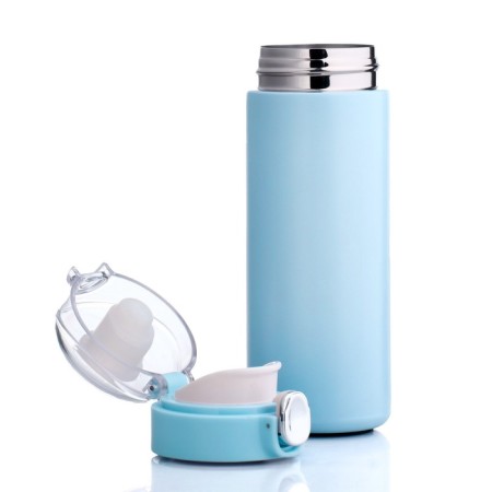 Thermos, 400 ml, Simple "Master K", retains heat 8 hours, 20.5x6.3 cm, blue-4