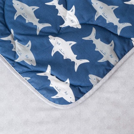 Set 1.5 joint venture: blanket 145x220 cm, sheet 150x220 cm, pillowcases 50x70 cm - 1 pcs-1