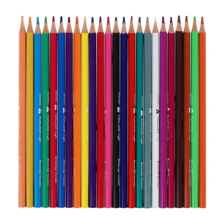 Faincolor -colored pencils are plastic, in cardboard tube, mix-2