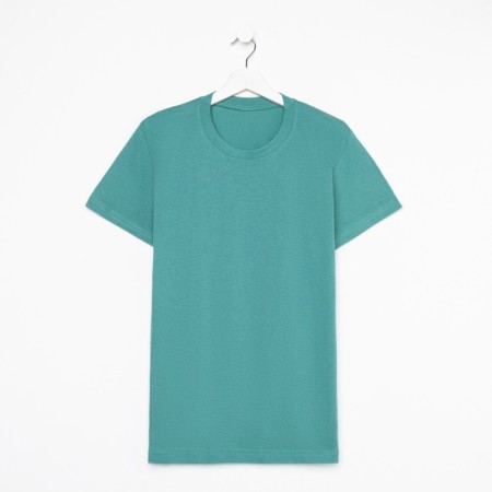 T -shirt male plain, color sea, size, size 54-4