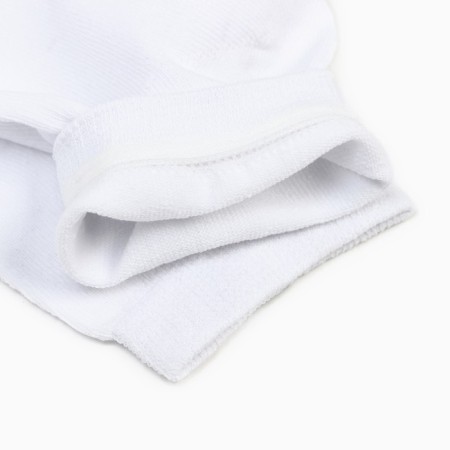 Socks shortened, white color, size 31-3