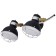 Wall lamp 2x40W E14, size 43x27x17.5 cm