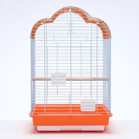 BD-3/1O bird cage, opening roof, 47.5 x 37 x 70 cm, orange-5