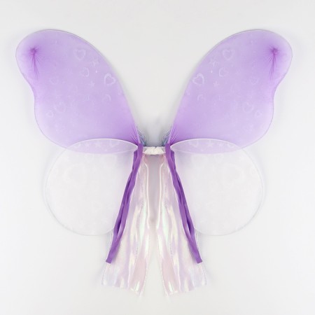 Carnival set "Butterfly" 2 items: skirt, wings. Rainbow color with sparkles-5