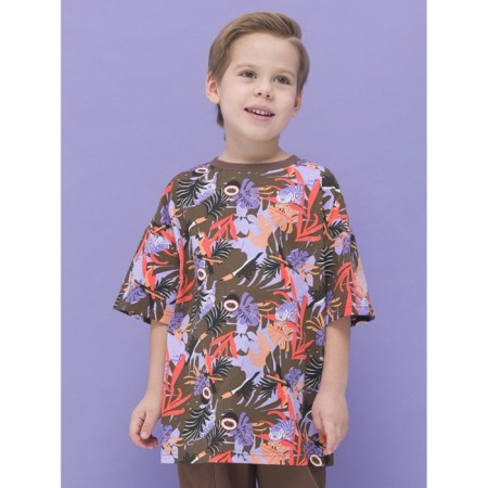 T -shirt for boys, height 86 cm, brown color