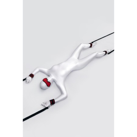 Bondage set Anonymo 0705, polyester, red-3