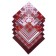 Men's handkerchiefs "Ethel" size 30x30 cm, (set 12 pcs,) brown color, MIX drawing