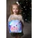 Baby plush backpack for the girl "Bunny", 26 x 24 cm, for the New Year